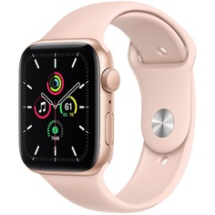 Смарт-часы Apple Watch SE 40 мм золотой, спортивный ремешок