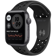 Смарт-часы Apple Watch Nike SE 40 мм серый космос, спортивный ремешок