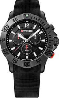 Швейцарские наручные мужские часы Wenger 01.0643.120. Коллекция Seaforce Chrono