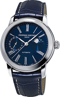 Швейцарские наручные мужские часы Frederique Constant FC-712MN4H6. Коллекция Classics Automatic Moonphase
