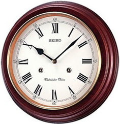 Настенные часы Seiko Clock QXH202BN. Коллекция Настенные часы