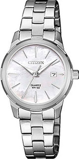Японские наручные женские часы Citizen EU6070-51D. Коллекция Basic