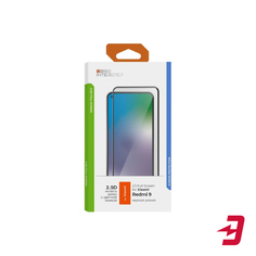 Защитное стекло с рамкой 2.5D InterStep для Xiaomi Redmi 9 Black (IS-TG-XIA000RE9-02AFB0-ELGD00)