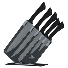 Набор из 5 ножей и подставки everyday (viners) черный 35x27x10 см.