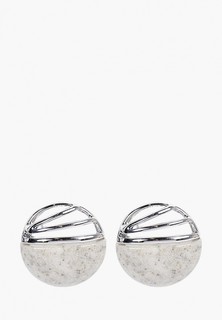 Серьги Модные истории с гальваническим покрытием из платины