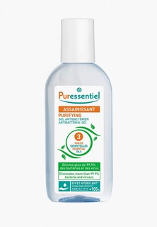 Гель для рук антибактериальный Puressentiel Очищающий антибактериальный гель, 3 эфирных масла, 80 мл