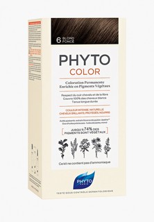 Краска для волос Phyto 6 ФИТОКОЛОР, темный блонд, 50/50/12.