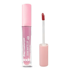 Помада для губ SODA DEMI MATTE LIP LIQUID матовая жидкая тон 002 bare yourself So.Da