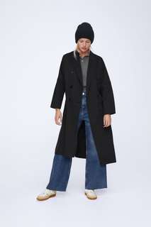 Шерстяное пальто Zara