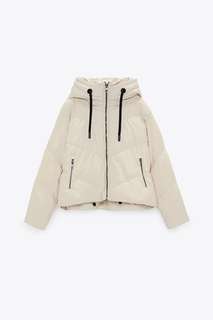 Стеганая куртка из искусственной кожи Zara