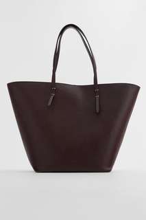 Кожаная сумка-шопер Zara