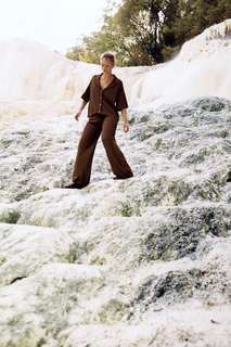 Трикотажные брюки прямого кроя Zara