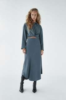 Юбка миди трапециевидного покроя Zara