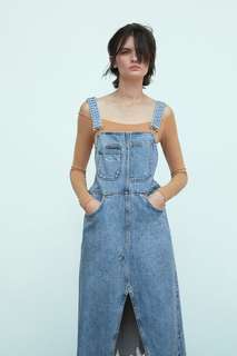 Джинсовый сарафан zw premium 90s Zara