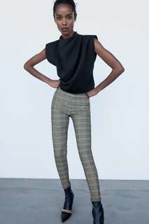 Легинсы в клетку Zara