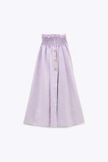 Юбка миди с эластичной талией Zara