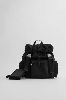 Рюкзак из нейлона с карманами Zara