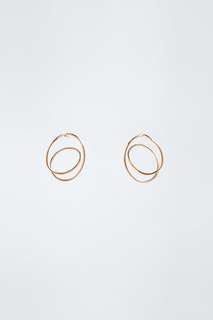 Асимметричные серьги-кольца Zara