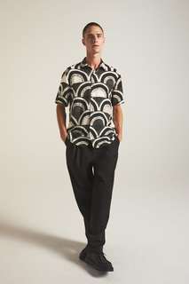 Рубашка с принтом "круги" Zara