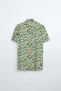 Рубашка с цветочным принтом Zara