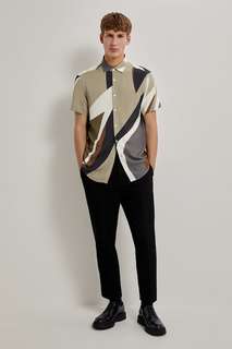 Рубашка с абстрактным принтом Zara