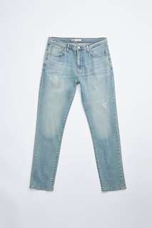 Зауженные джинсы с разрывами Zara