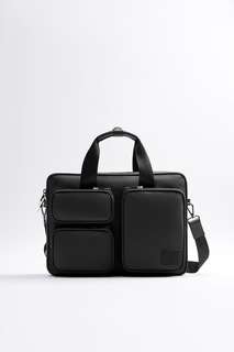 Прорезиненный портфель traveler с несколькими карманами Zara