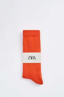 Носки из рельефного трикотажа в рубчик Zara