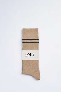 Жаккардовые носки с полосками Zara