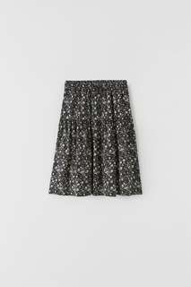 Юбка миди с цветочным принтом Zara