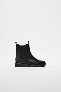 Ботинки с заклепками Zara