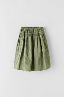 Юбка миди с воланом Zara