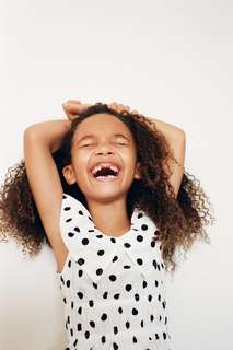 Топ в горошек Zara