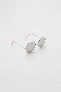 Солнечные очки в шестиугольной металлической оправе Zara