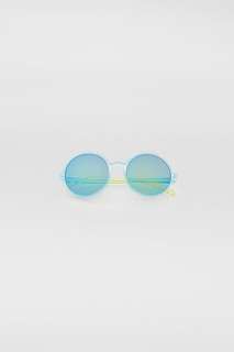 Солнечные очки в круглой матовой оправе Zara