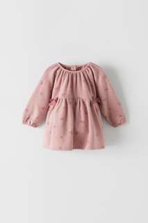 Платье из ткани soft-touch с цветочным принтом Zara