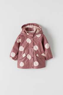 Дождевик с принтом в горошек Zara