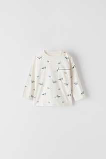 Лонгслив с принтом «лисы» Zara