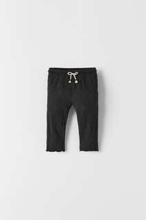 Легинсы из рельефной ткани с бантом спереди Zara