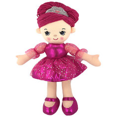 Мягкая кукла ABtoys Балерина в розовом платье, 30 см