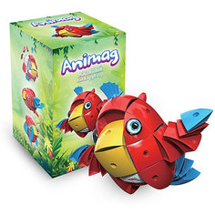 Магнитный конструктор Назад к истокам Animag "Попугай", 90 элементов