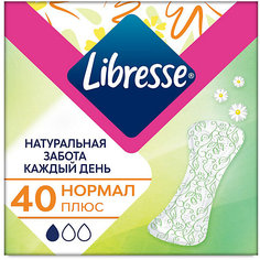 Прокладки ежедневные Libresse Natural Care Normal, 40 шт