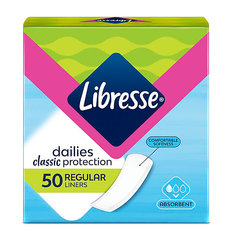 Прокладки ежедневные Libresse Classic Regular, 50 шт