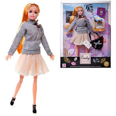 Кукла Junfa Toys "Модница" Эмили с аксессуарами, 30 см