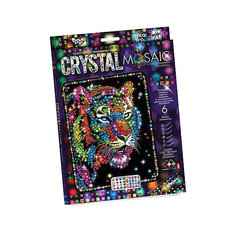 Набор для создания мозаики Danko Toys Crystal mosaic, на темном фоне