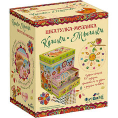Шкатулка-мозаика Origami "Кошки-мышки"