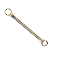 Ключ накидной коленчатый tundra, желтый цинк, 30 х 32 мм