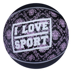 Мяч баскетбольный onlitop i love sport, размер 6, pvc, бутиловая камера, 450 г