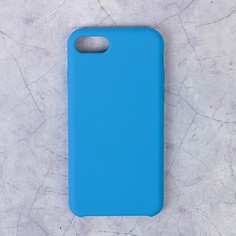 Чехол силиконовый luazon iphone 7/8, синий