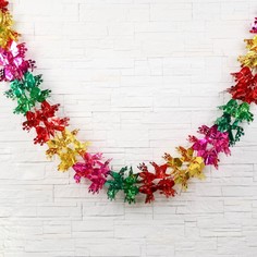 Растяжка d-26 см звёзды и кружки по кругу 220 см Зимнее волшебство